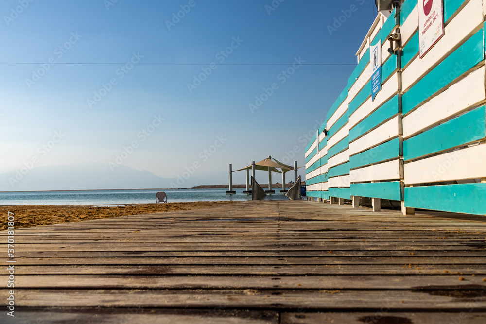 Naklejka premium pier on the sea