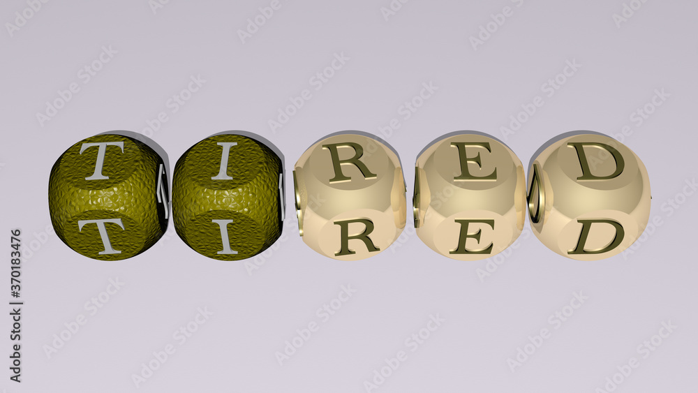 crosswords of tired arranged by cubic letters on a mirror floor, concept meaning and presentation. woman and business crosswords of tired arranged by cubic letters on a mirror floor, concept meaning and presentation. woman and business