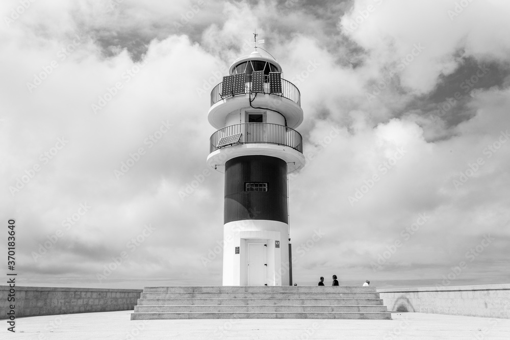 Carino, Spain. The lighthouse at Cabo Ortegal, a cape in Galicia