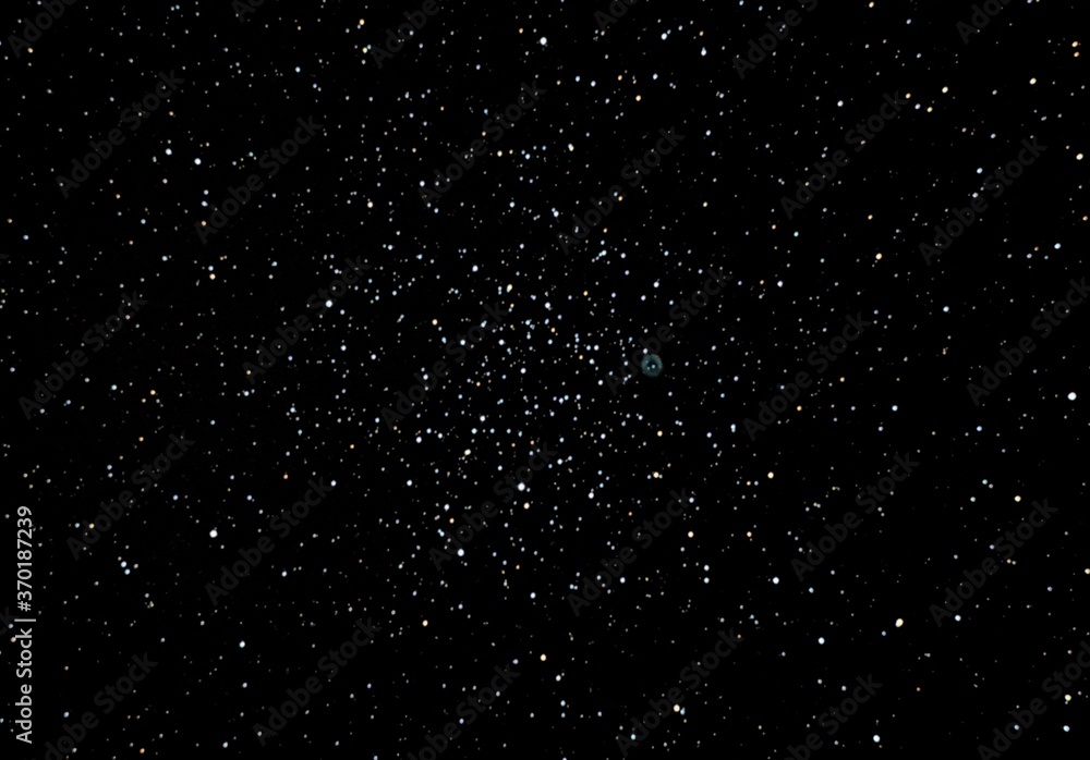 Offener Sternhaufen M46 (Messier 46) im Sternbild Achterdeck