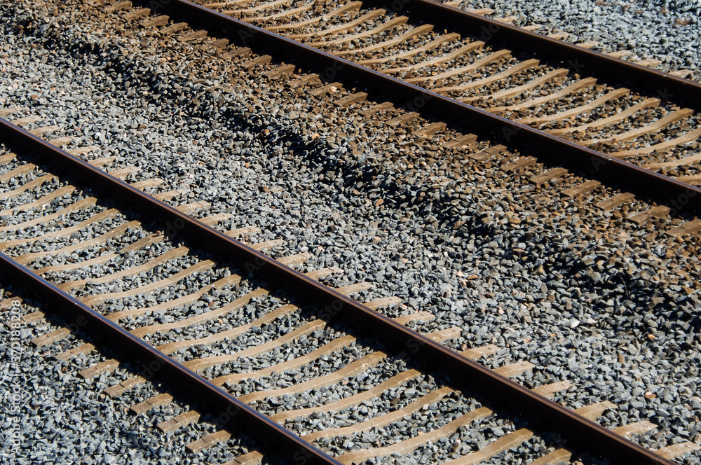 railway tracks detail