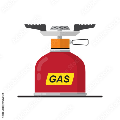 Camping stove icon vector flat design.