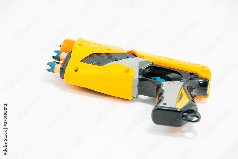 Fototapeta premium Plastic Dart Gun and soft bullets for kids