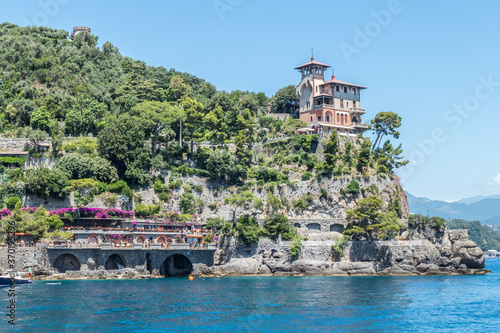 beautiful historic house over the coast of Portofino © Alessio