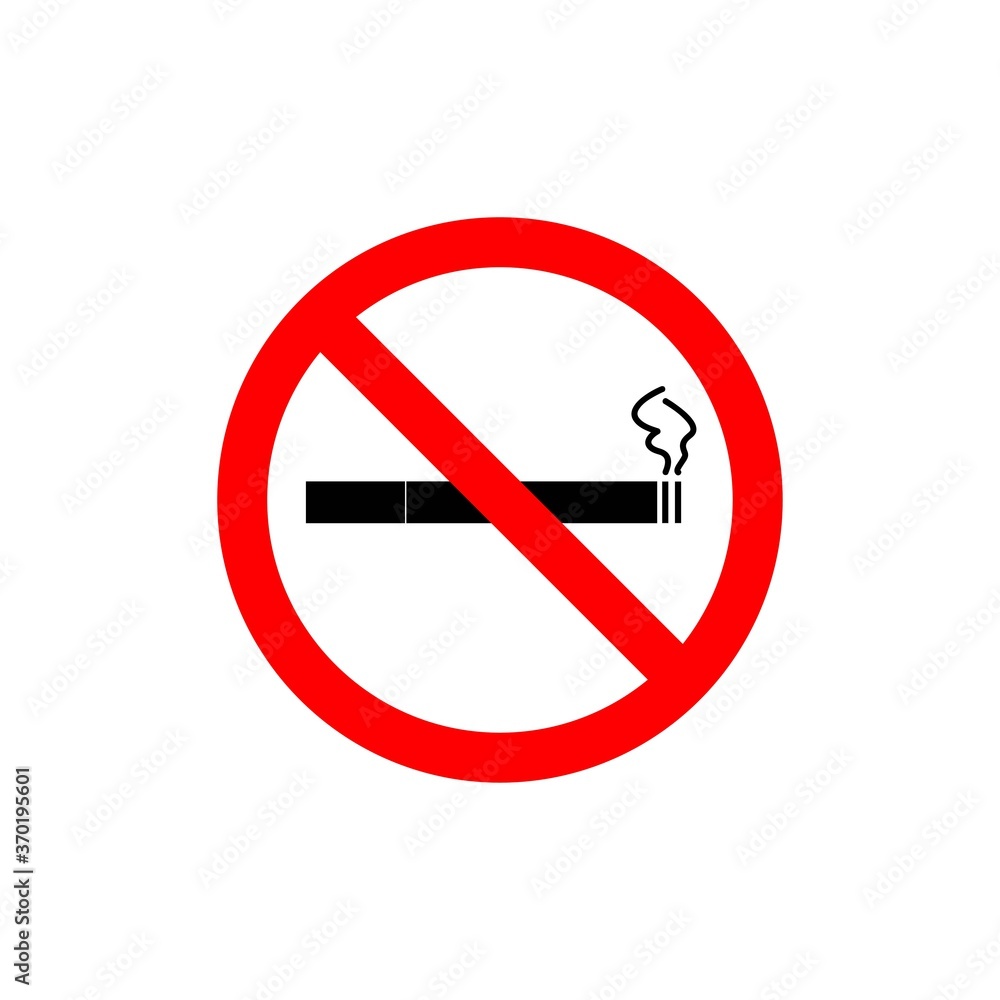 no smoking sign isolated no smoking sign isolated