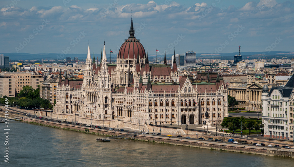 view of the parliament building in Budapest