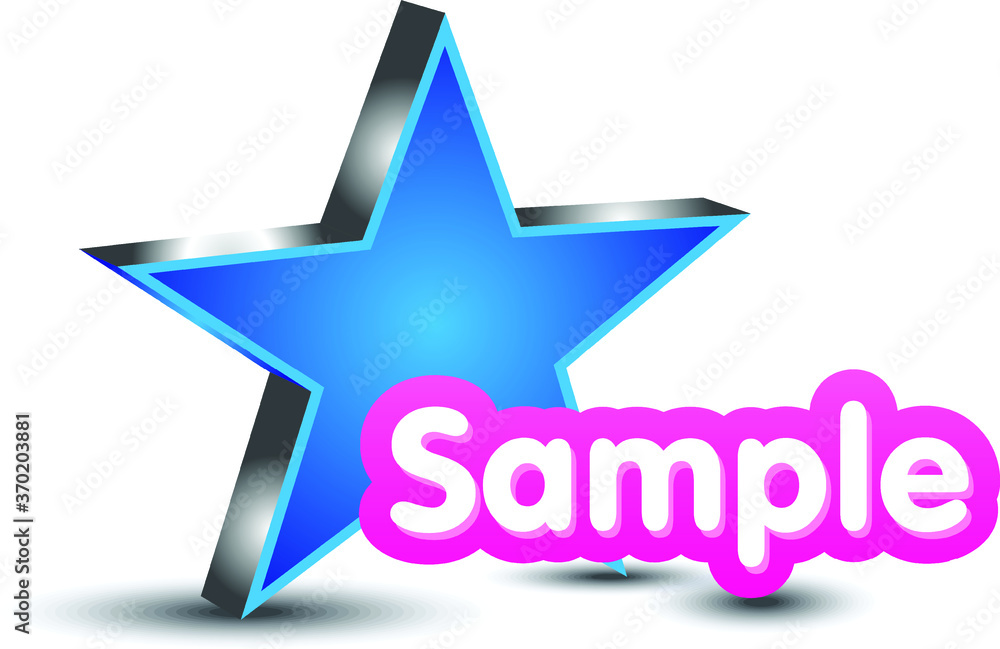 Obraz premium star icon vector illustration