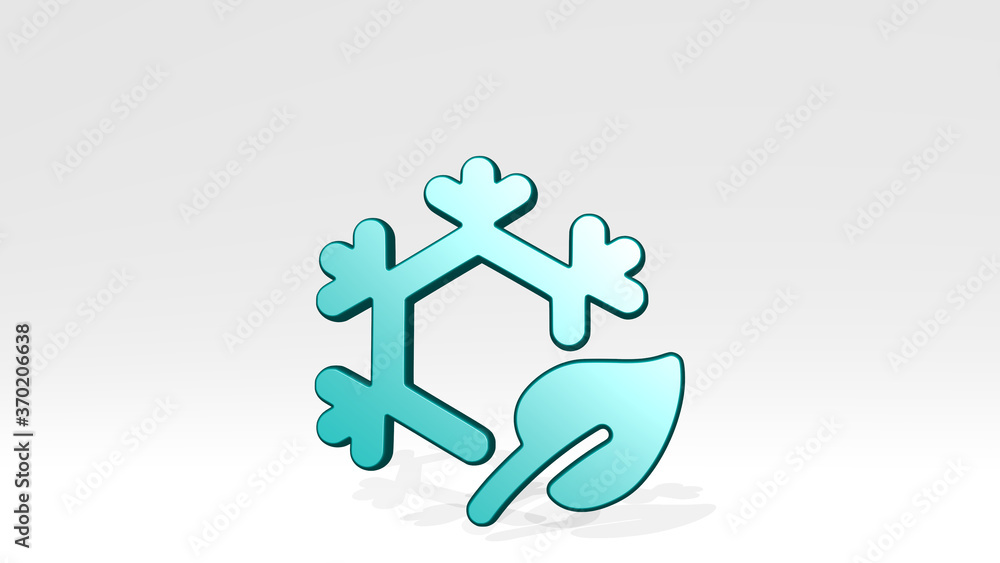 SEASON WINTER made by 3D illustration of a shiny metallic sculpture with the shadow on light background. autumn and beautiful SEASON WINTER made by 3D illustration of a shiny metallic sculpture with the shadow on light background. autumn and beautiful