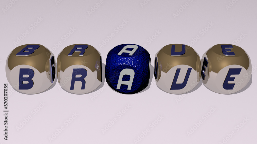 combination of brave built by cubic letters from the top perspective, excellent for the concept presentation. illustration and background combination of brave built by cubic letters from the top perspective, excellent for the concept presentation. illustration and background