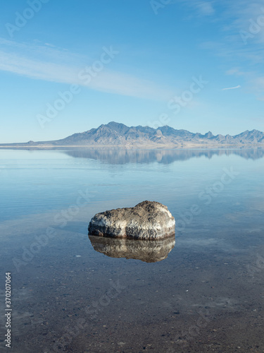 Rock on the Salt Flats photo