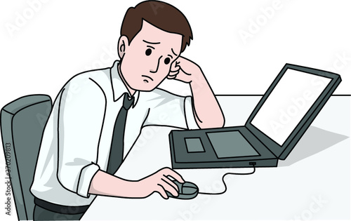 businessman sad