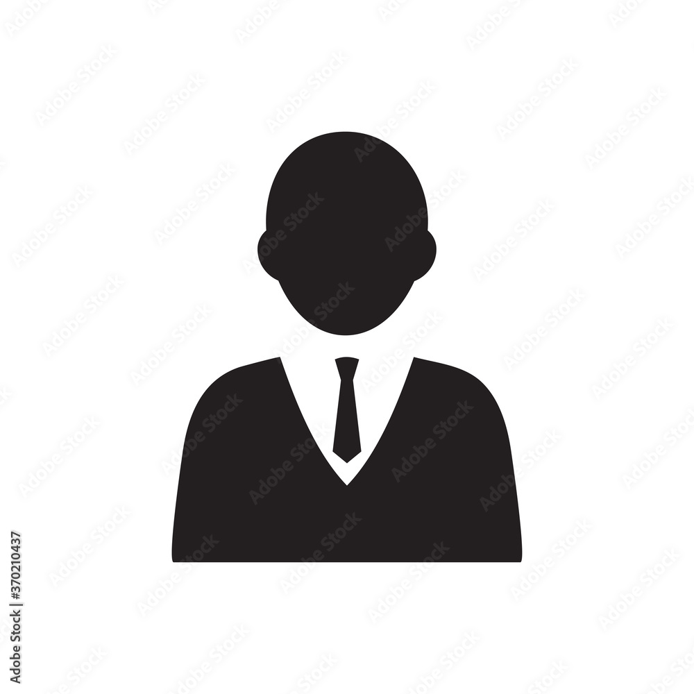 Businessman consultant icon black vector illustration Businessman consultant icon black vector illustration