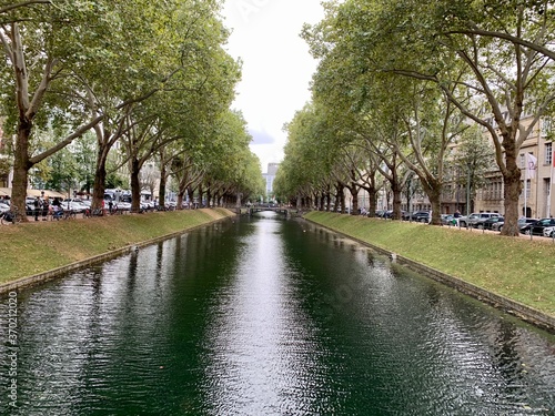 canal in Düsseldorf 