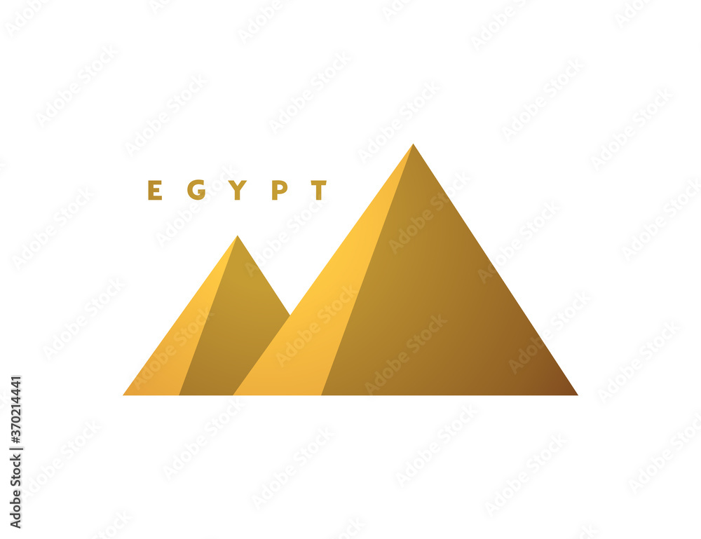 Creative design of egyptian pyramid illustration Creative design of egyptian pyramid illustration