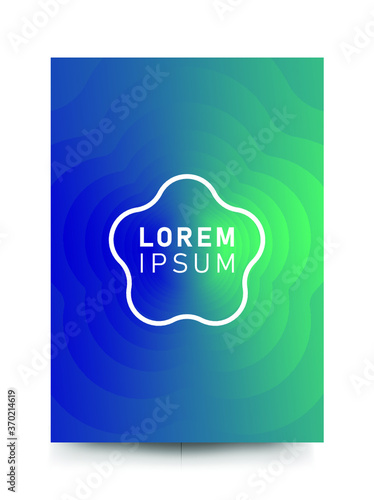 Vector modern trend color gradient cool minimal pattern background and cover design. Background pattern Background  texture, abstract geometric wave line . 