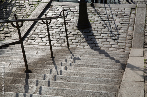 Stairs at Montmartre; Paris