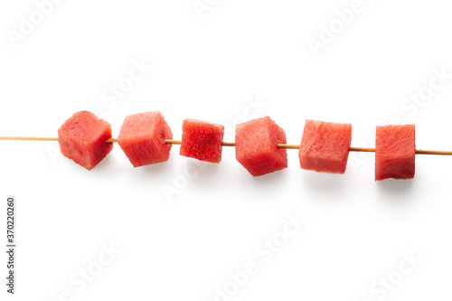 Fresh ripe perfect beautiful natural fruit watermelon