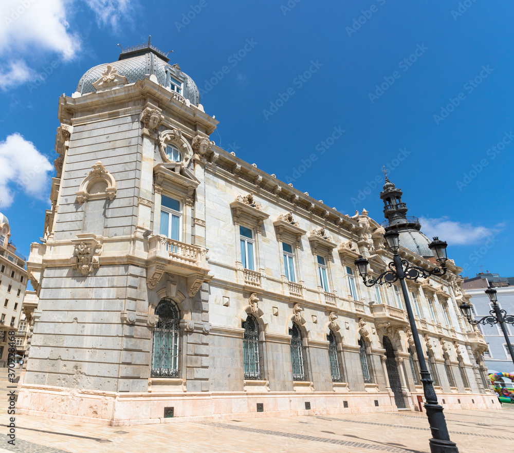 The art nouveau City Hall, Cartagena, Murcia, Spain