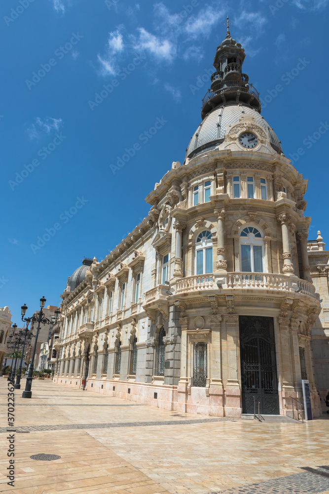 The art nouveau City Hall, Cartagena, Murcia, Spain