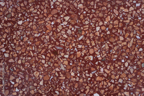 background and texture of decorarive Red Terrazzo Floor