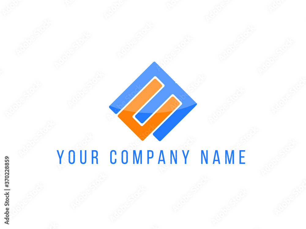 Fototapeta premium Letter C and M logo vector art