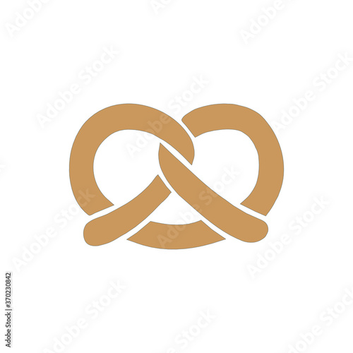 delicious pretzel logo for bakery