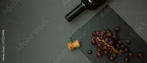 still life with red wine