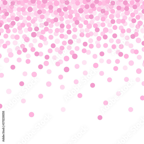 Falling Confetti Background - Colorful confetti falling on solid white background