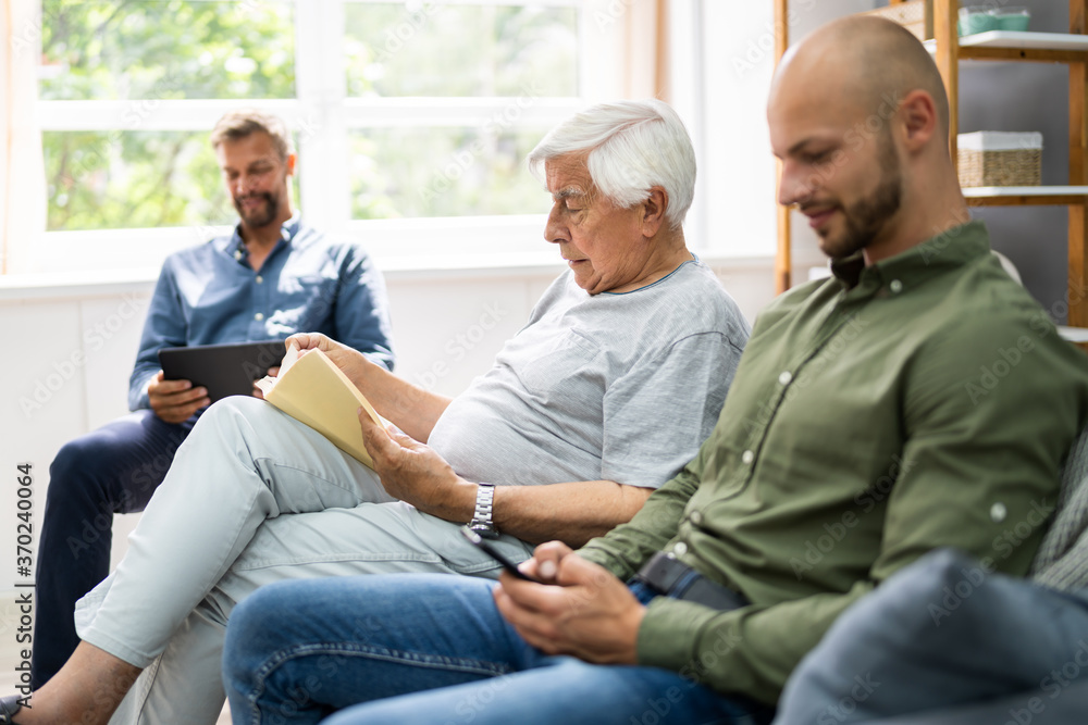 Three Generation Men Spending Time Together Three Generation Men Spending Time Together