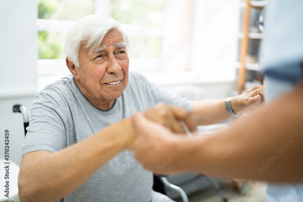 Happy Old Patient Care Satisfaction Happy Old Patient Care Satisfaction