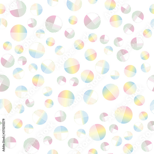 Geometric pattern with circles, stripe. Pattern for fashion and wallpaper. Vector illustration.