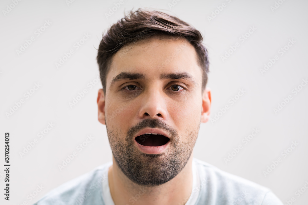 Throat Examination During Telemedicine Appointment Throat Examination During Telemedicine Appointment