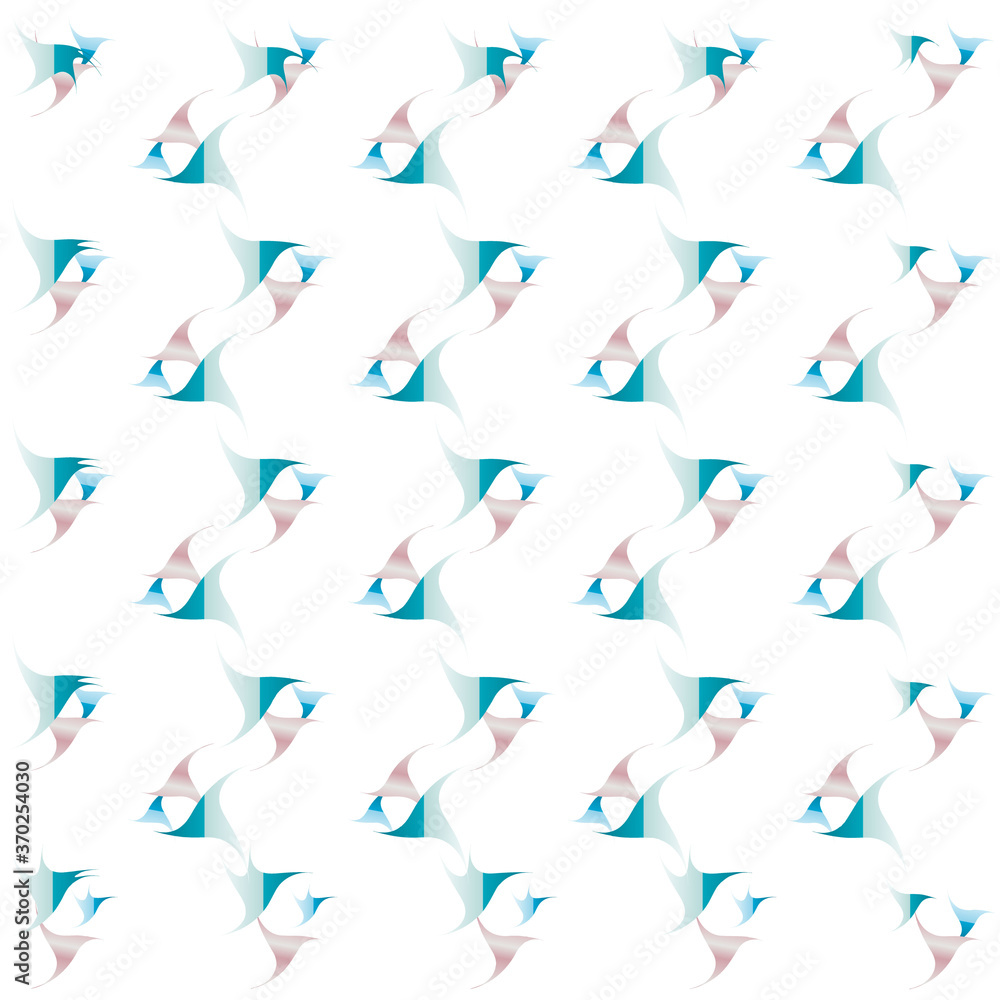 Fototapeta premium drawing from geometric shapes. the background