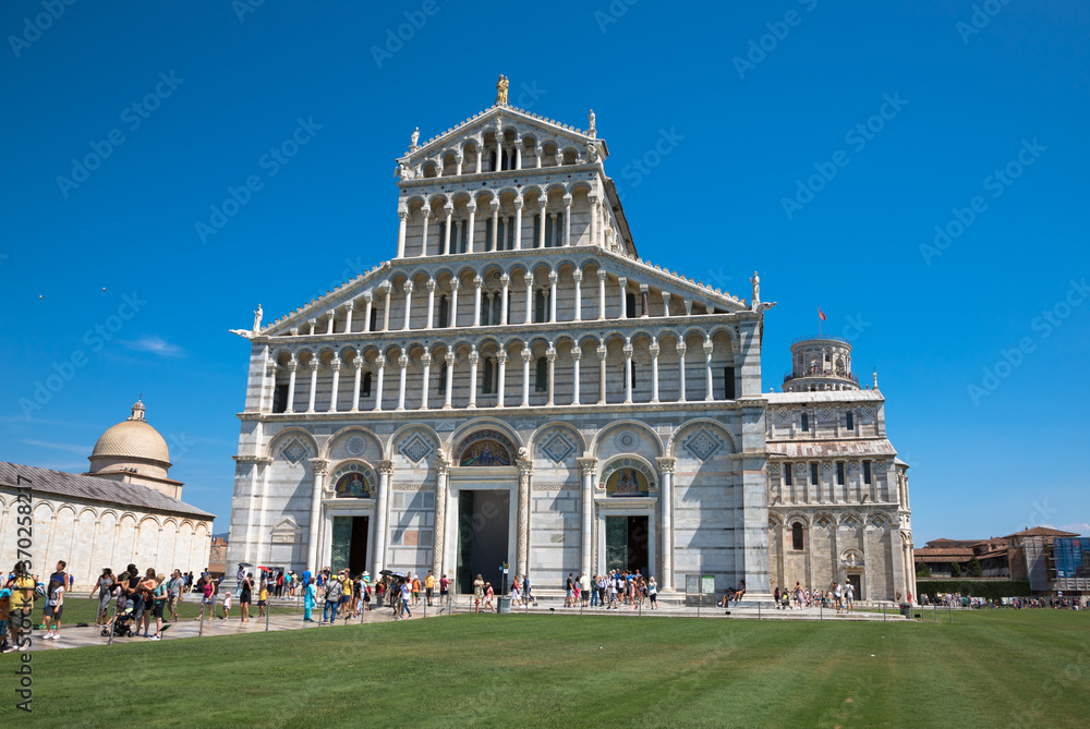 Obraz premium Pisa Cathedral (Cattedrale Metropolitana Primaziale di Santa Maria Assunta; Duomo di Pisa in italian), Pisa, Tuscany, Italy