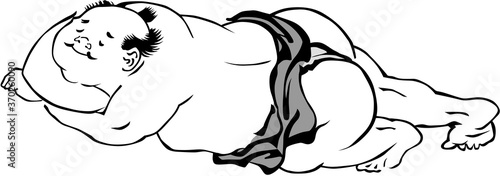 浮世絵　相撲取り　その22