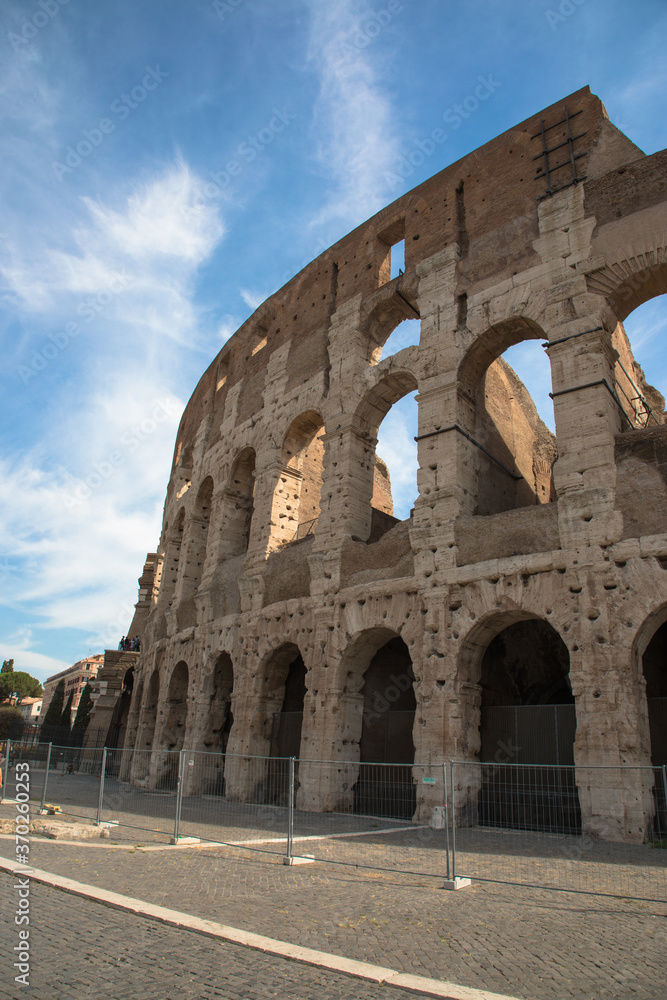 The Colosseum or Coliseum also known as the Flavian Amphitheatre, Rome, Italy