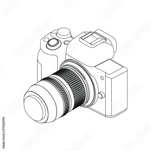 axonometric dslr camera