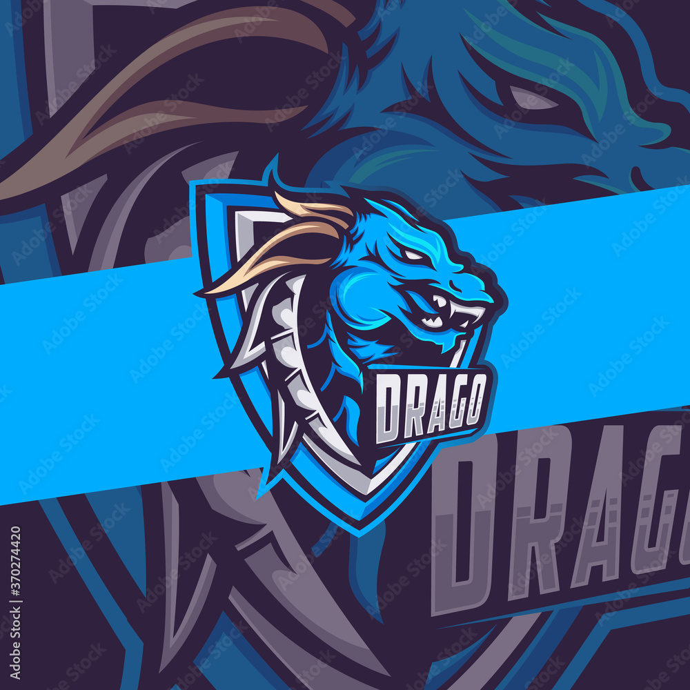 Dragon Esport Logo Design Inspiration For Gaming Club