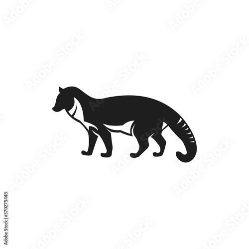 logo design civet silhouette vector