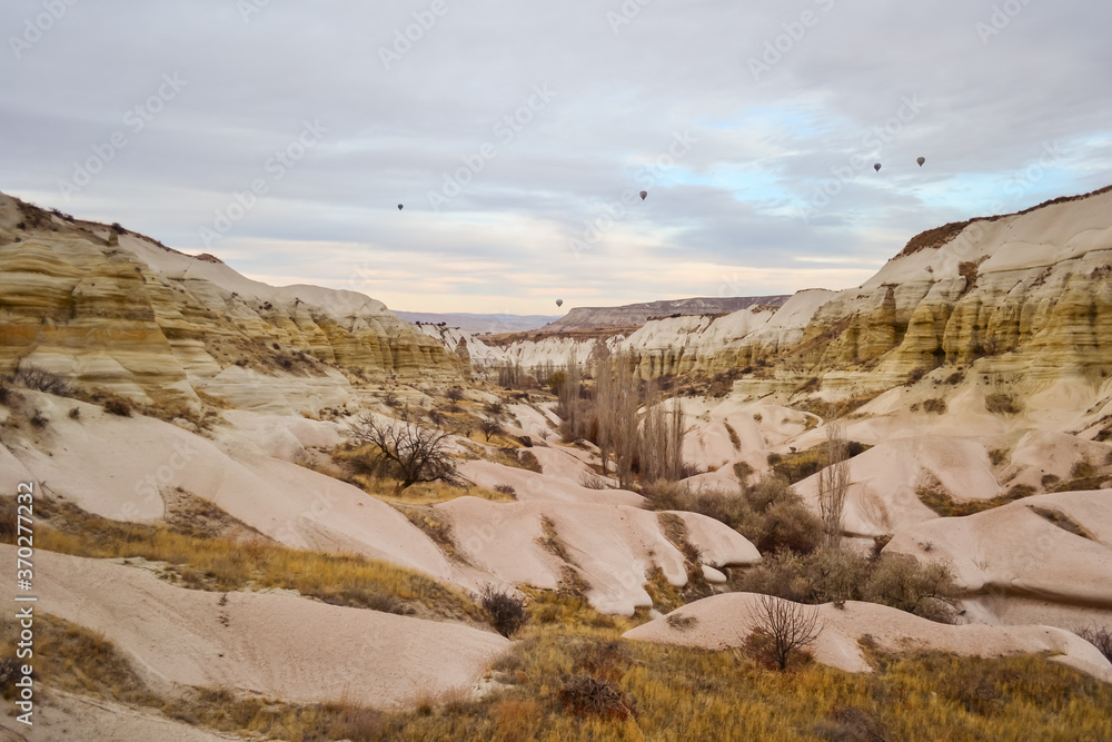 images of rock formations in Cappadocia without people