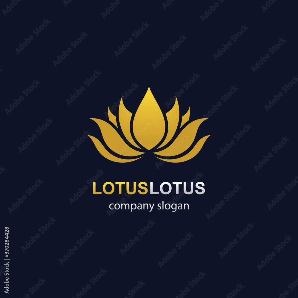 Lotus logo template vector icon Lotus logo template vector icon