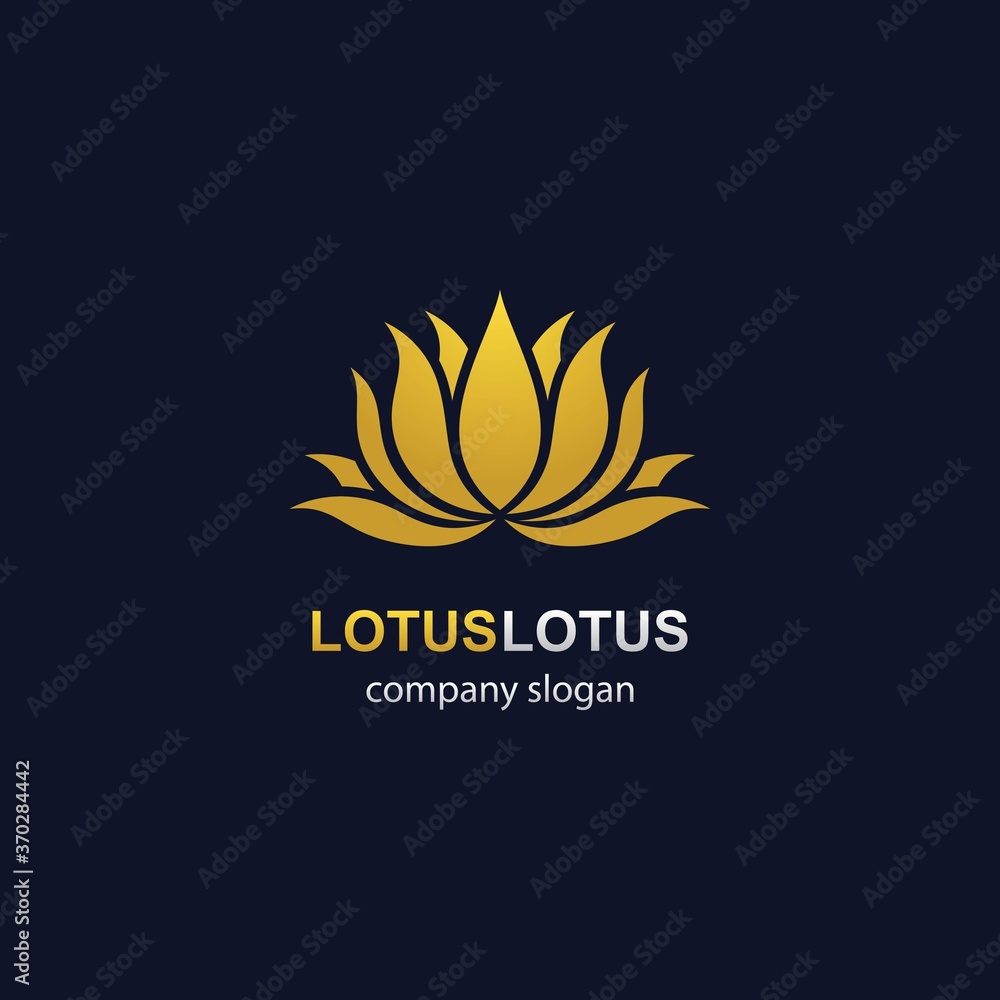 Lotus logo template vector icon Lotus logo template vector icon