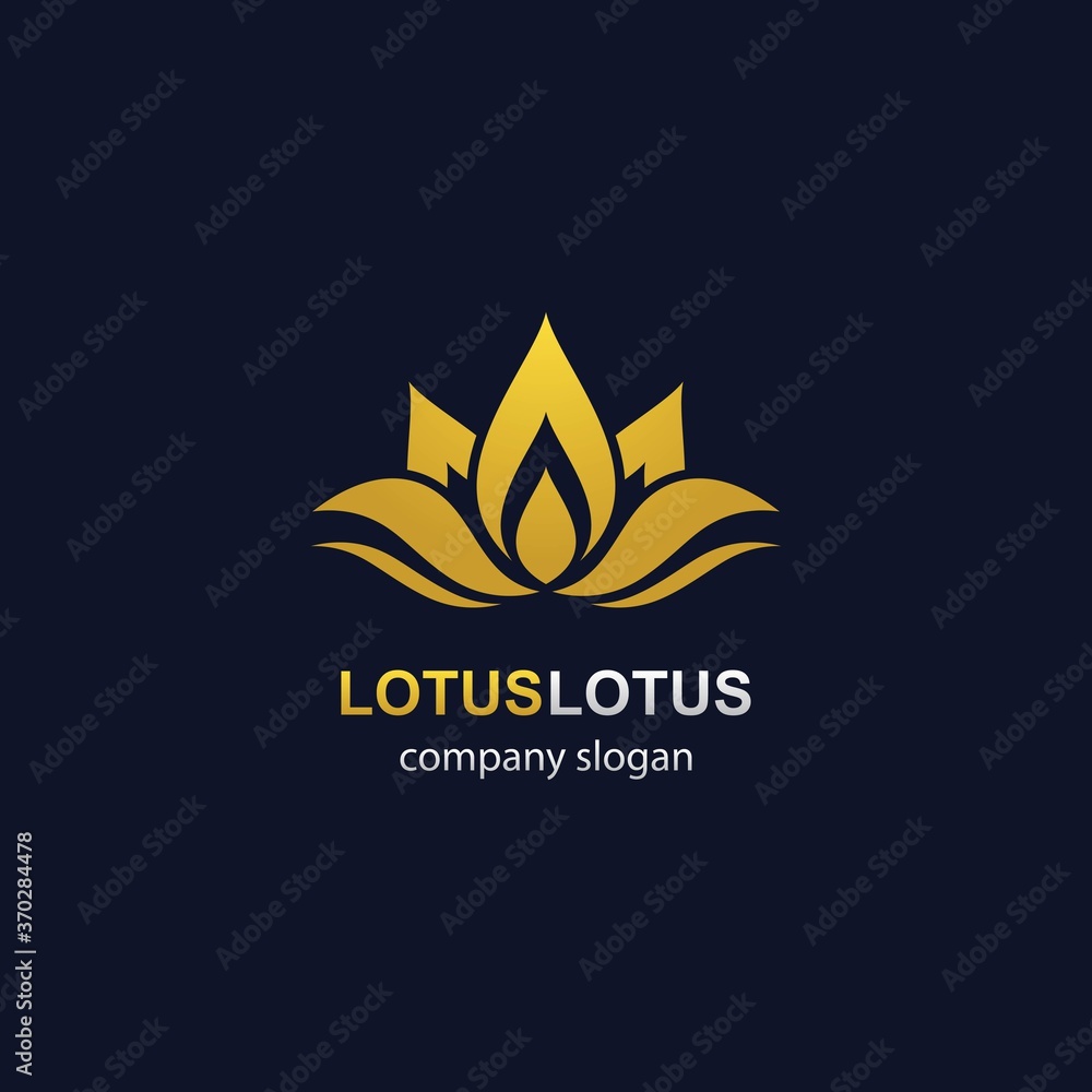Lotus logo template vector icon Lotus logo template vector icon