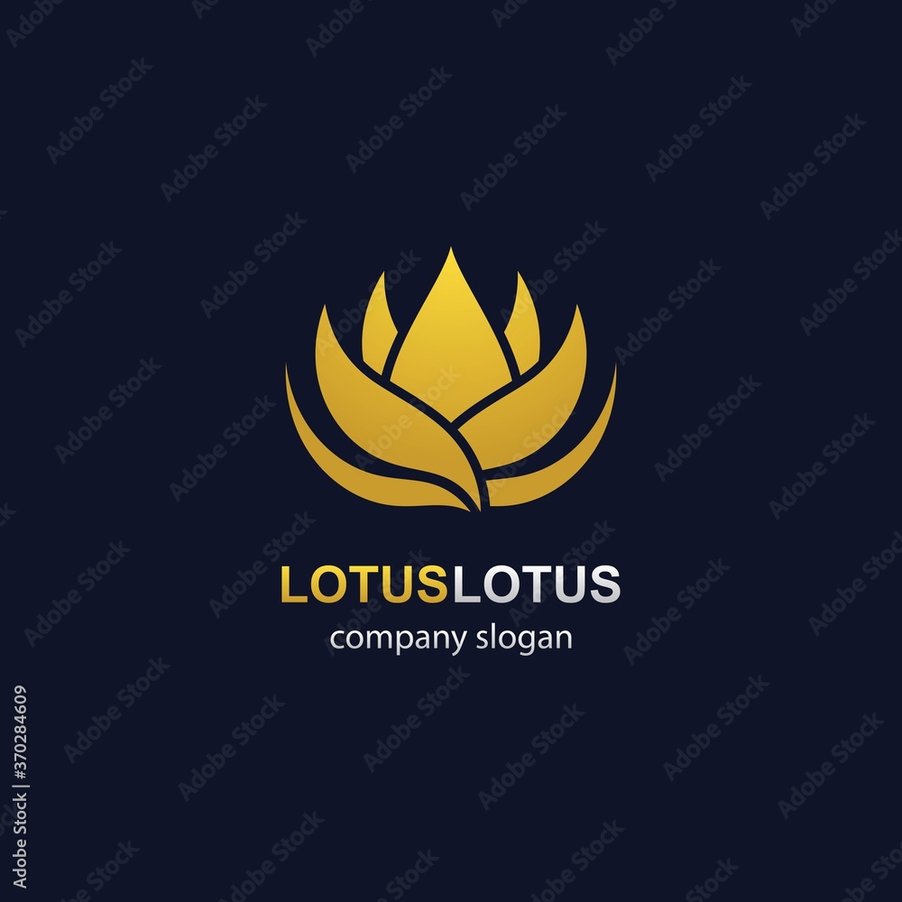 Lotus logo template vector icon Lotus logo template vector icon