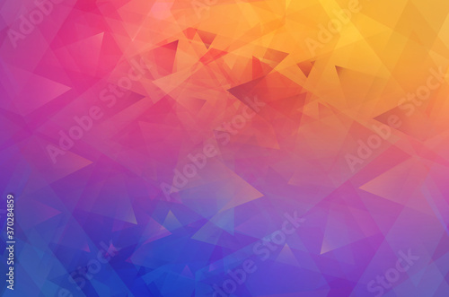 Geometric with colorful abstract background
