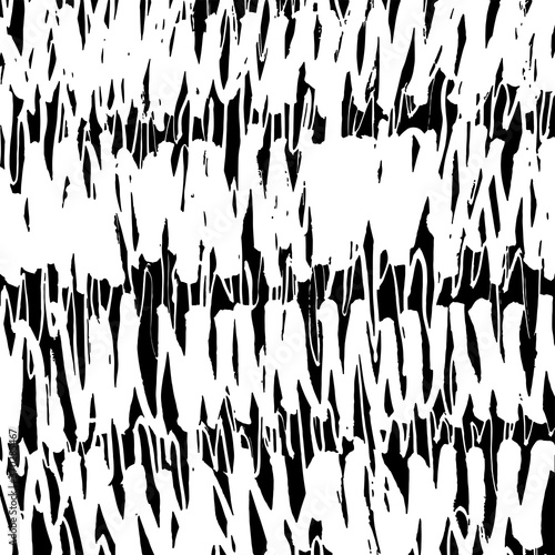 White and black vector. Grunge background. Abstract brush pattern.