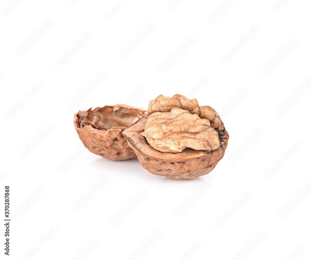 Walnuts isolated on white background Walnuts isolated on white background