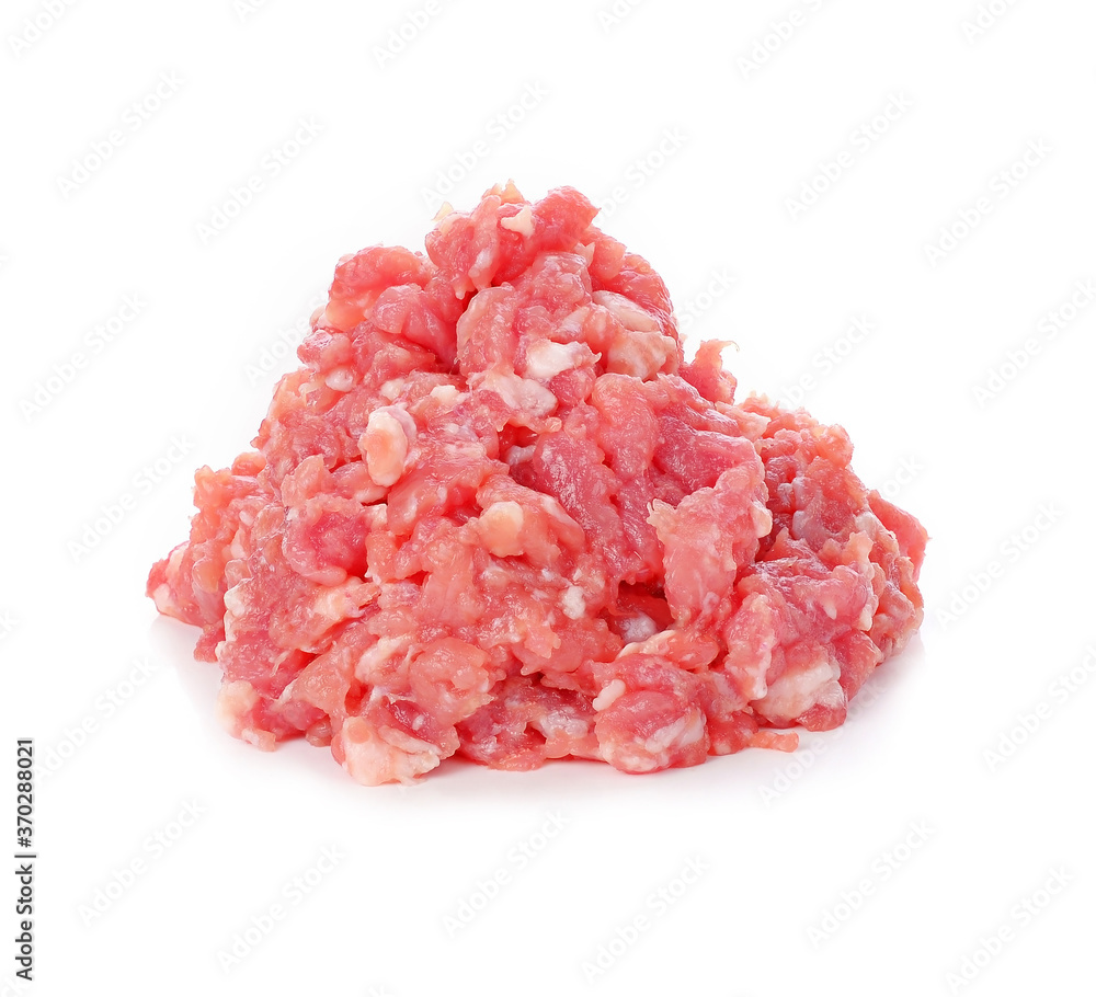 Pork isolated on a white background Pork isolated on a white background