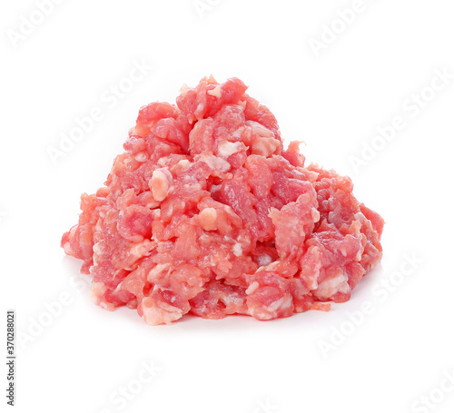 Pork  isolated on a white background