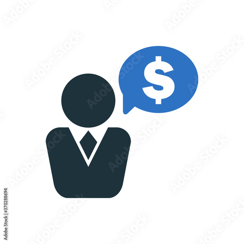 Financial advisor icon